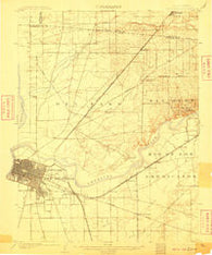 Fairoaks California Historical topographic map, 1:62500 scale, 15 X 15 Minute, Year 1902