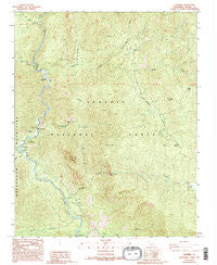 Fairview California Historical topographic map, 1:24000 scale, 7.5 X 7.5 Minute, Year 1987