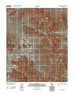 Fairview Valley California Historical topographic map, 1:24000 scale, 7.5 X 7.5 Minute, Year 2012