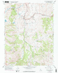 Fales Hot Springs California Historical topographic map, 1:24000 scale, 7.5 X 7.5 Minute, Year 1954
