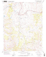 Fales Hot Springs California Historical topographic map, 1:24000 scale, 7.5 X 7.5 Minute, Year 1954