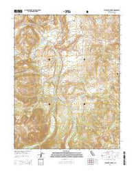 Fales Hot Springs California Current topographic map, 1:24000 scale, 7.5 X 7.5 Minute, Year 2015