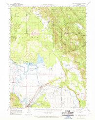 Fall River Mills California Historical topographic map, 1:62500 scale, 15 X 15 Minute, Year 1961