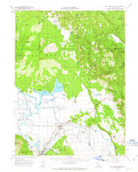 Fall River Mills California Historical topographic map, 1:62500 scale, 15 X 15 Minute, Year 1961