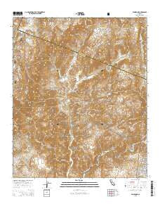 Fallbrook California Current topographic map, 1:24000 scale, 7.5 X 7.5 Minute, Year 2015
