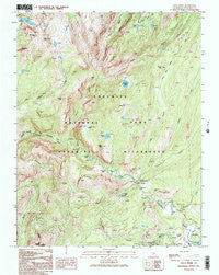 Falls Ridge California Historical topographic map, 1:24000 scale, 7.5 X 7.5 Minute, Year 1992