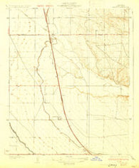 Famoso California Historical topographic map, 1:31680 scale, 7.5 X 7.5 Minute, Year 1930