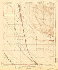 Famoso California Historical topographic map, 1:31680 scale, 7.5 X 7.5 Minute, Year 1930