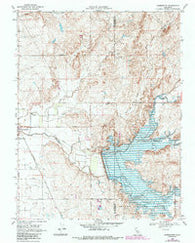 Farmington California Historical topographic map, 1:24000 scale, 7.5 X 7.5 Minute, Year 1968
