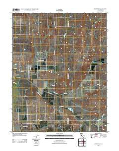 Farmington California Historical topographic map, 1:24000 scale, 7.5 X 7.5 Minute, Year 2012