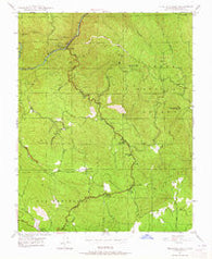 Feliciana Mtn. California Historical topographic map, 1:24000 scale, 7.5 X 7.5 Minute, Year 1947