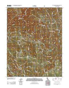 Feliciana Mountain California Historical topographic map, 1:24000 scale, 7.5 X 7.5 Minute, Year 2012