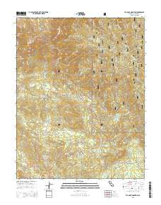 Feliciana Mountain California Current topographic map, 1:24000 scale, 7.5 X 7.5 Minute, Year 2015