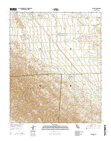 Fellows California Current topographic map, 1:24000 scale, 7.5 X 7.5 Minute, Year 2015