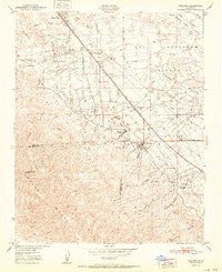 Fellows California Historical topographic map, 1:24000 scale, 7.5 X 7.5 Minute, Year 1951