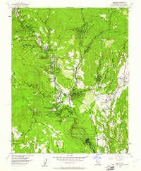 Felton California Historical topographic map, 1:24000 scale, 7.5 X 7.5 Minute, Year 1955