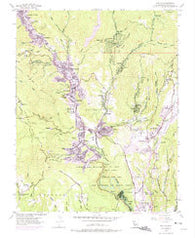 Felton California Historical topographic map, 1:24000 scale, 7.5 X 7.5 Minute, Year 1955
