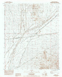 Fenner California Historical topographic map, 1:24000 scale, 7.5 X 7.5 Minute, Year 1984