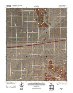 Fenner California Historical topographic map, 1:24000 scale, 7.5 X 7.5 Minute, Year 2012