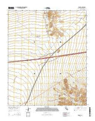Fenner California Current topographic map, 1:24000 scale, 7.5 X 7.5 Minute, Year 2015