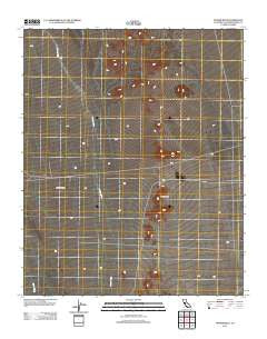 Fenner Hills California Historical topographic map, 1:24000 scale, 7.5 X 7.5 Minute, Year 2012