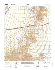 Fenner Spring California Current topographic map, 1:24000 scale, 7.5 X 7.5 Minute, Year 2015