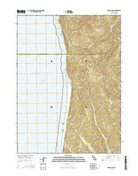 Fern Canyon California Current topographic map, 1:24000 scale, 7.5 X 7.5 Minute, Year 2015