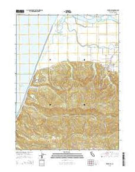 Ferndale California Current topographic map, 1:24000 scale, 7.5 X 7.5 Minute, Year 2015