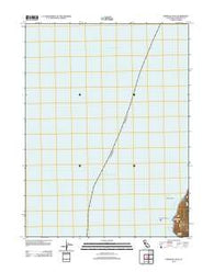 Ferndale OE W California Historical topographic map, 1:24000 scale, 7.5 X 7.5 Minute, Year 2012