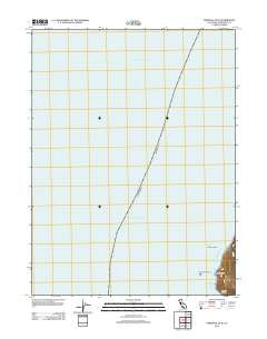 Ferndale OE W California Historical topographic map, 1:24000 scale, 7.5 X 7.5 Minute, Year 2012