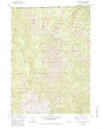 Figurehead Mtn California Historical topographic map, 1:24000 scale, 7.5 X 7.5 Minute, Year 1980