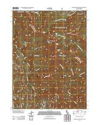 Figurehead Mountain California Historical topographic map, 1:24000 scale, 7.5 X 7.5 Minute, Year 2012