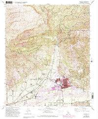 Fillmore California Historical topographic map, 1:24000 scale, 7.5 X 7.5 Minute, Year 1951