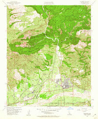Fillmore California Historical topographic map, 1:24000 scale, 7.5 X 7.5 Minute, Year 1951