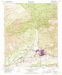 Fillmore California Historical topographic map, 1:24000 scale, 7.5 X 7.5 Minute, Year 1951
