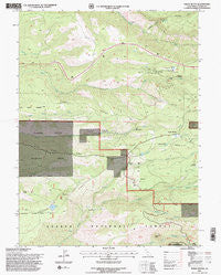 Finley Butte California Historical topographic map, 1:24000 scale, 7.5 X 7.5 Minute, Year 1995