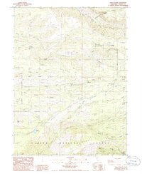 Finley Butte California Historical topographic map, 1:24000 scale, 7.5 X 7.5 Minute, Year 1985