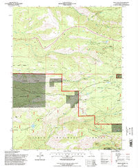 Finley Butte California Historical topographic map, 1:24000 scale, 7.5 X 7.5 Minute, Year 1995