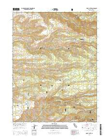Finley Butte California Current topographic map, 1:24000 scale, 7.5 X 7.5 Minute, Year 2015