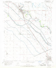 Firebaugh California Historical topographic map, 1:24000 scale, 7.5 X 7.5 Minute, Year 1956