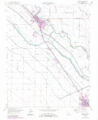 Firebaugh California Historical topographic map, 1:24000 scale, 7.5 X 7.5 Minute, Year 1956