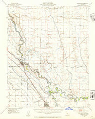 Firebaugh California Historical topographic map, 1:62500 scale, 15 X 15 Minute, Year 1946