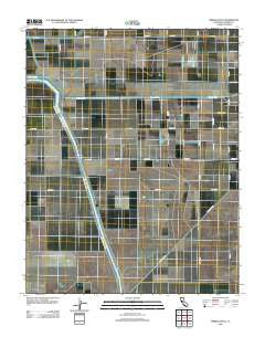 Firebaugh NE California Historical topographic map, 1:24000 scale, 7.5 X 7.5 Minute, Year 2012