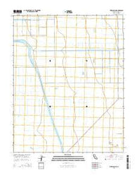 Firebaugh NE California Current topographic map, 1:24000 scale, 7.5 X 7.5 Minute, Year 2015