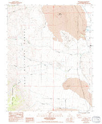 Fish Springs California Historical topographic map, 1:24000 scale, 7.5 X 7.5 Minute, Year 1984