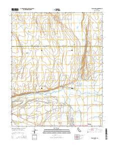 Fish Slough California Current topographic map, 1:24000 scale, 7.5 X 7.5 Minute, Year 2015