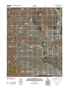 Fish Springs California Historical topographic map, 1:24000 scale, 7.5 X 7.5 Minute, Year 2012