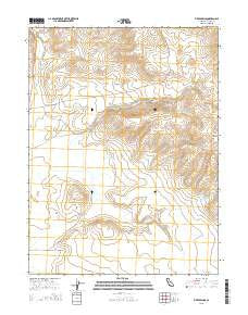 Five Springs California Current topographic map, 1:24000 scale, 7.5 X 7.5 Minute, Year 2015