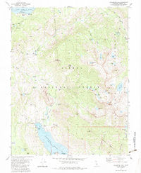 Florence Lake California Historical topographic map, 1:24000 scale, 7.5 X 7.5 Minute, Year 1983