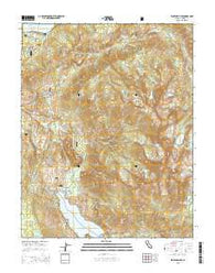 Florence Lake California Current topographic map, 1:24000 scale, 7.5 X 7.5 Minute, Year 2015